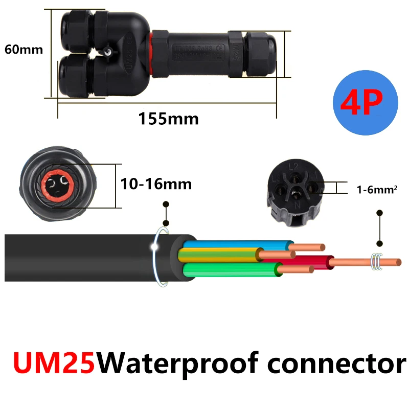 Рисунок 6 - Водонепроницаемый Кабельный соединитель