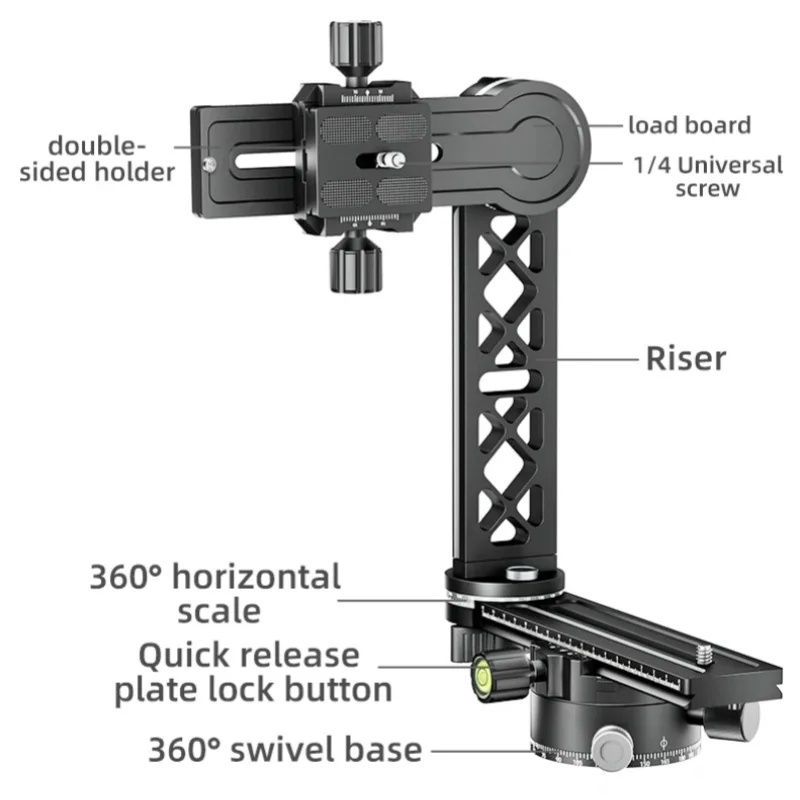 BEXIN GH-720A Tripod Panoramic Head Professional Equipment Starry Sky Shooting Max load 10KG and ARCA SWISS Compatible