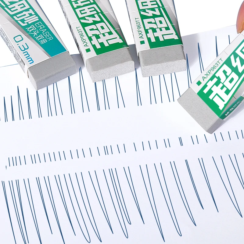 M&G sandpaper eraser, suitable for erasing ink from fountain pens, gel pens, ballpoint pens, and pencils. Ideal for st