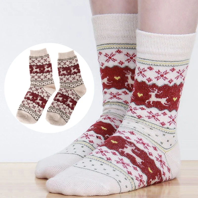 

Women Winter Socks Christmas Gift Warm Wool Socks