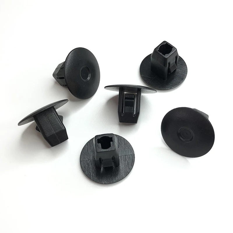 50-Pack 10mm Plastic Rivet Clips - Fix Honda Civic, Accord, CRV Bumper & Fender Fast