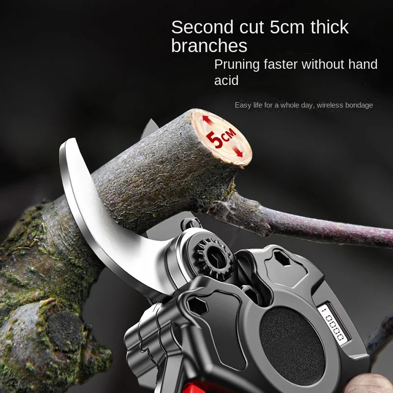 Electric Rechargeable Pruning Shears For Fruit Trees And Gardening Telescopic Extension Pole High Branch Shears 전지가위 전정가위 전동전지가위 3