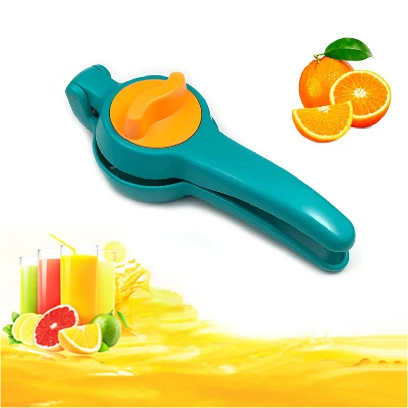 Home Manual Lemon Squeezer Aluminum Plastic Hand Pressed Orange Fruit Juicer Portable Practical Kitchen Mini-Blender