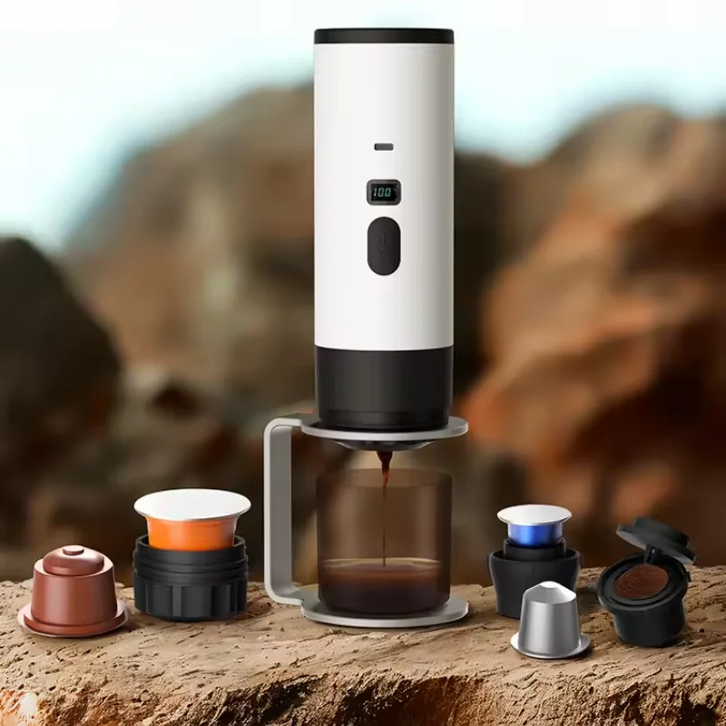 Portable Espresso Camping Cappuccino Maker Portable Espresso