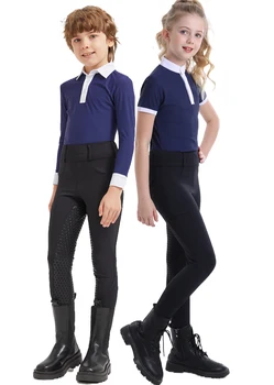 Kids Summer Silicone Grip Riding Pants 2
