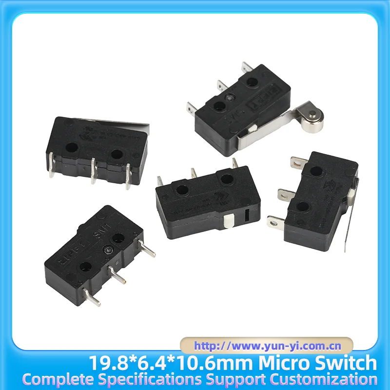 Hot-SellTaiwan-Zippy-SM1-Micro-Switch-19-8mm-3-PIN-SM1-NO-NC-6A-10A ...