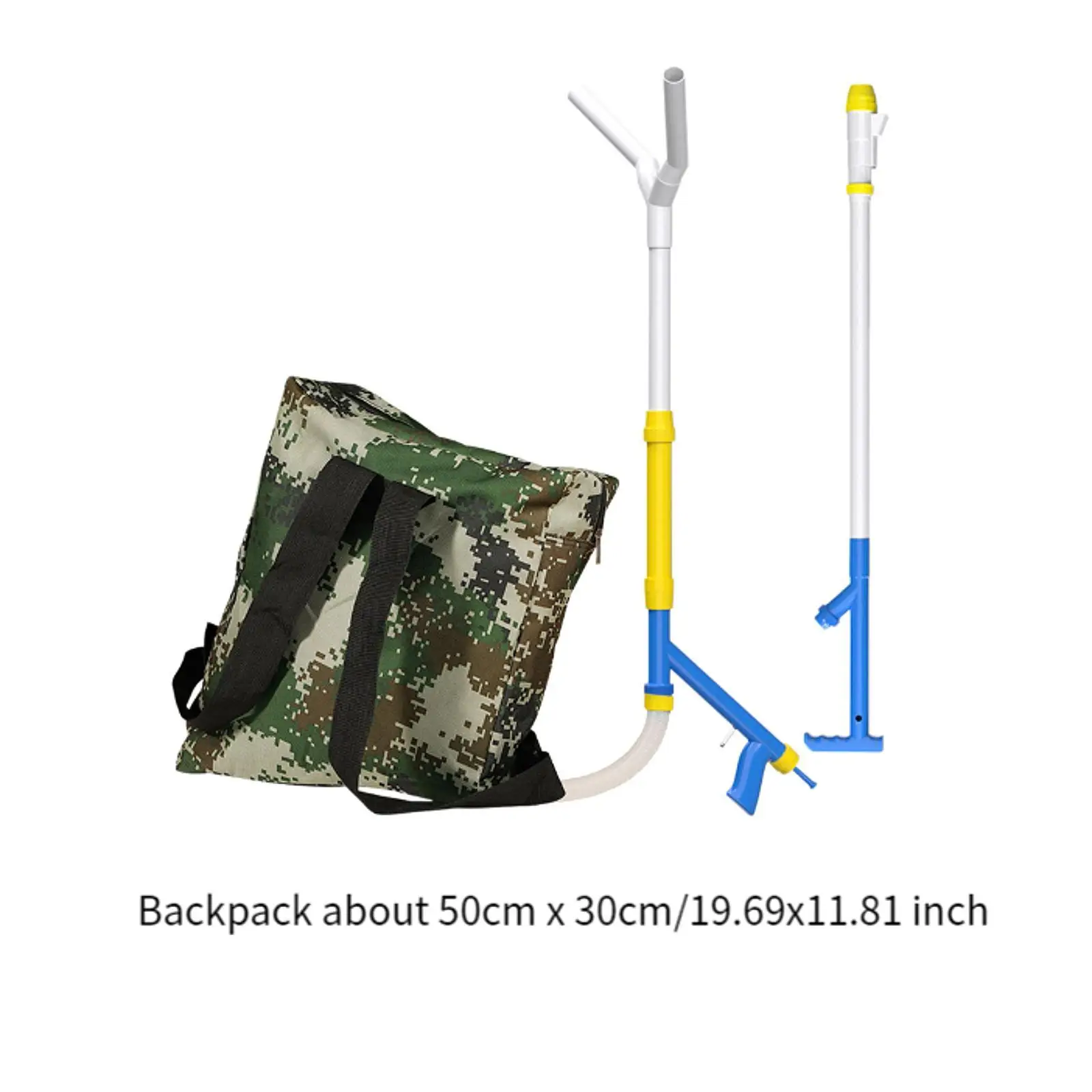 Fertilizer Spreader Multifunctional Gardening Tool 15L Manual Fertilizer Sprayer for Vegetables Corn Sugar Cane Fruit Trees Farm