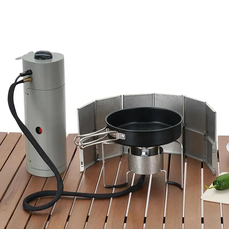 

Cooking Stove Outdoor Burner Compact Collapsible Windshield Backpacking Stove For Outdoor Backpacking Hiking