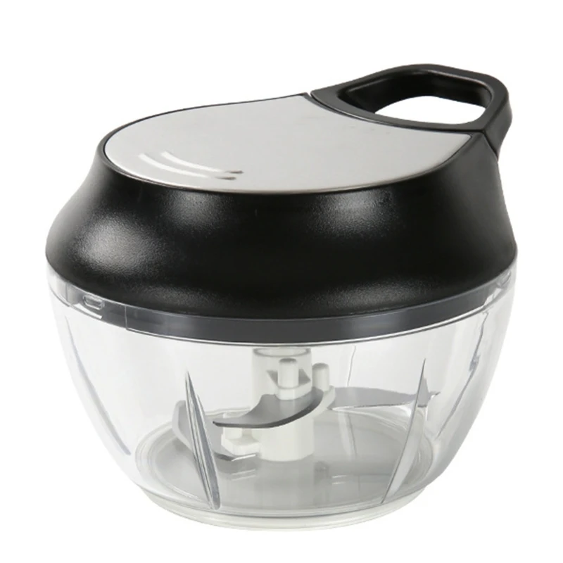 

Manual Chopper Hand Held Vegetable Onion Blender Mincer Mixer Processor Grinder