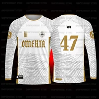 Omerta Boxing 47 Fans Jersey Motorcycle Off-Road Racing Men Women Long Sleeve Jersey Sports Casual Unisex Tees Tops Kids T-shirt 2