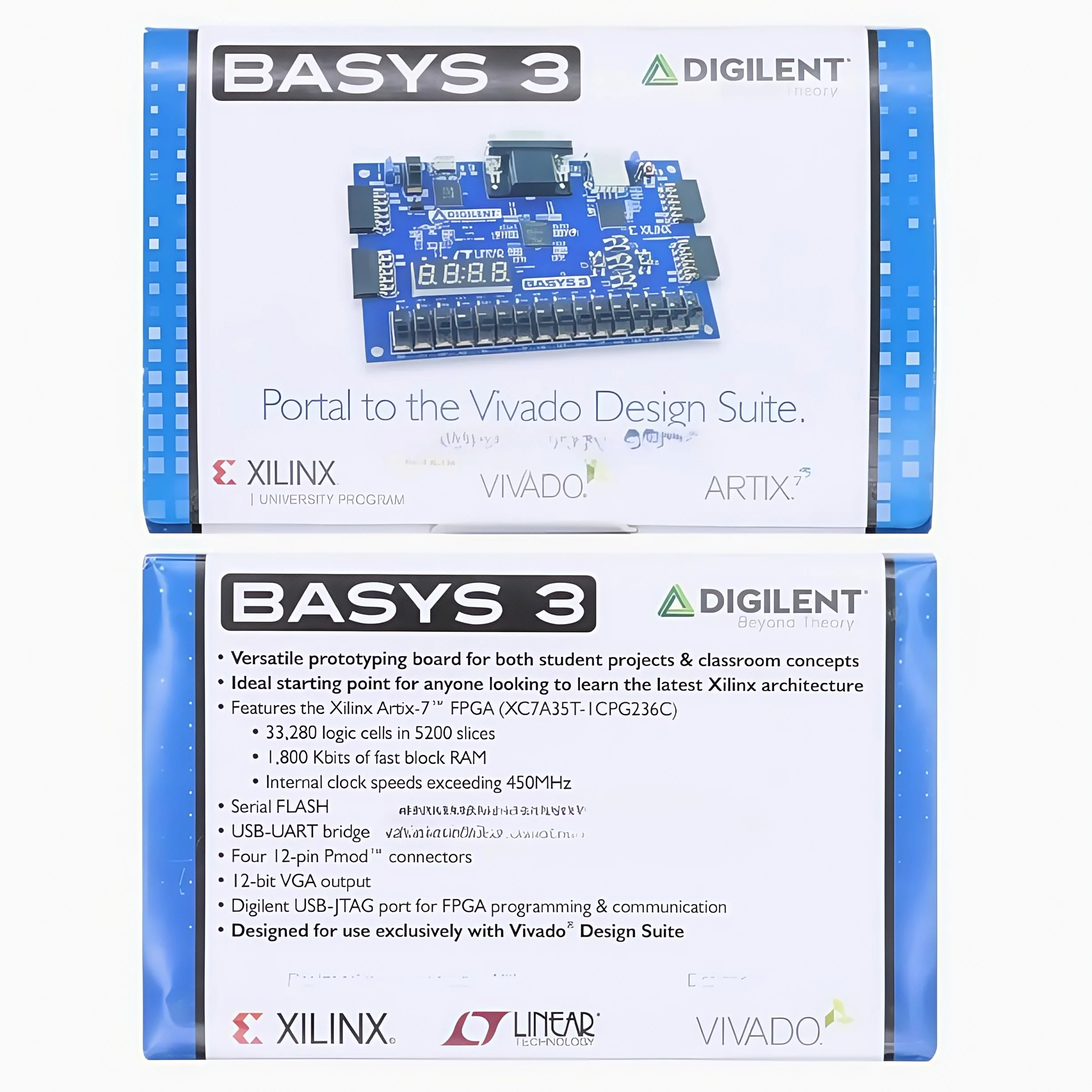 Basys3 Artix-7 Xilinx FPGA Development Board Basys 3 410-183