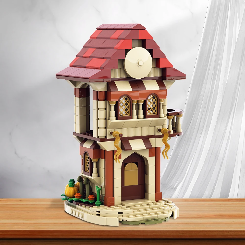 

MOC Warrior Woman's Home Famous Castle Architecture Building Block DIY Assembly Model Bricks Display Toys Children's Gifts