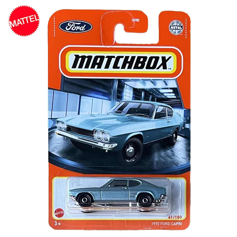 Original Mattel Matchbox 30782 Car 1/64 Metal Diecast 41/100 1970 Ford Capri Vehicle Model Toys for Boy Collection Birthday Gift