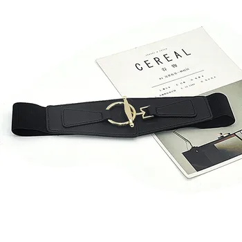 Band Women'S Waistband Buckle Dress Belt Waist Wild Fashion Elastic Wide Stretch Belt Fashion Accessories For Dresses ремень 6