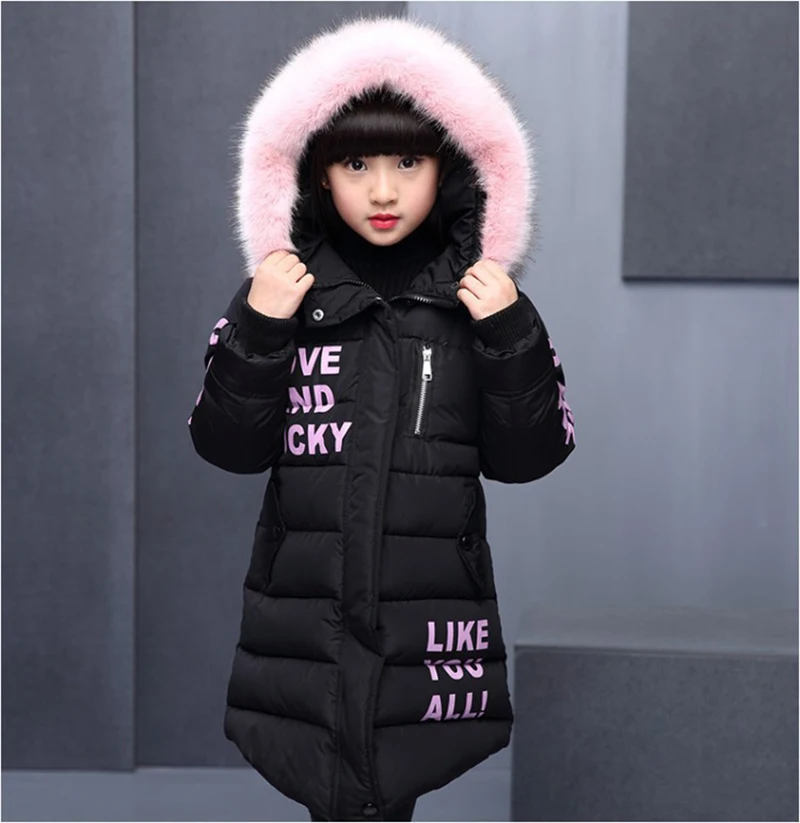 12 Years Fashion Children Jackets For Teenage Girls Winter
