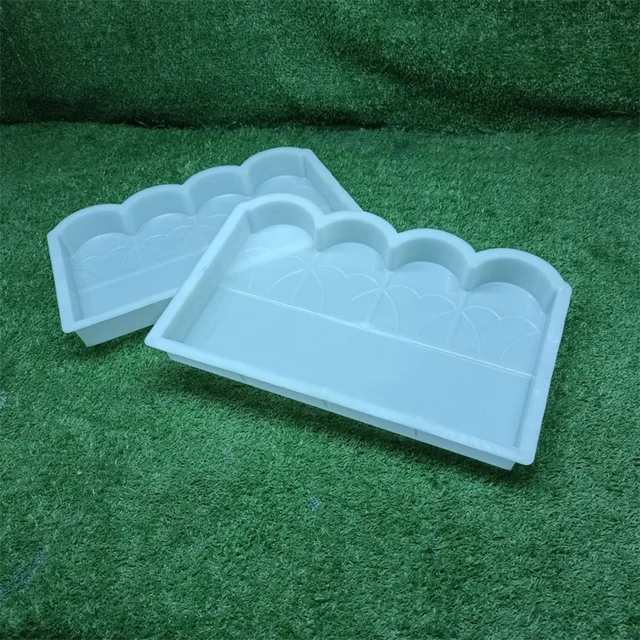 Kerti Tégla Penész Antik Tó Kerek Szél Kerítés Cement Zöldség Fű Doboz - Image 5