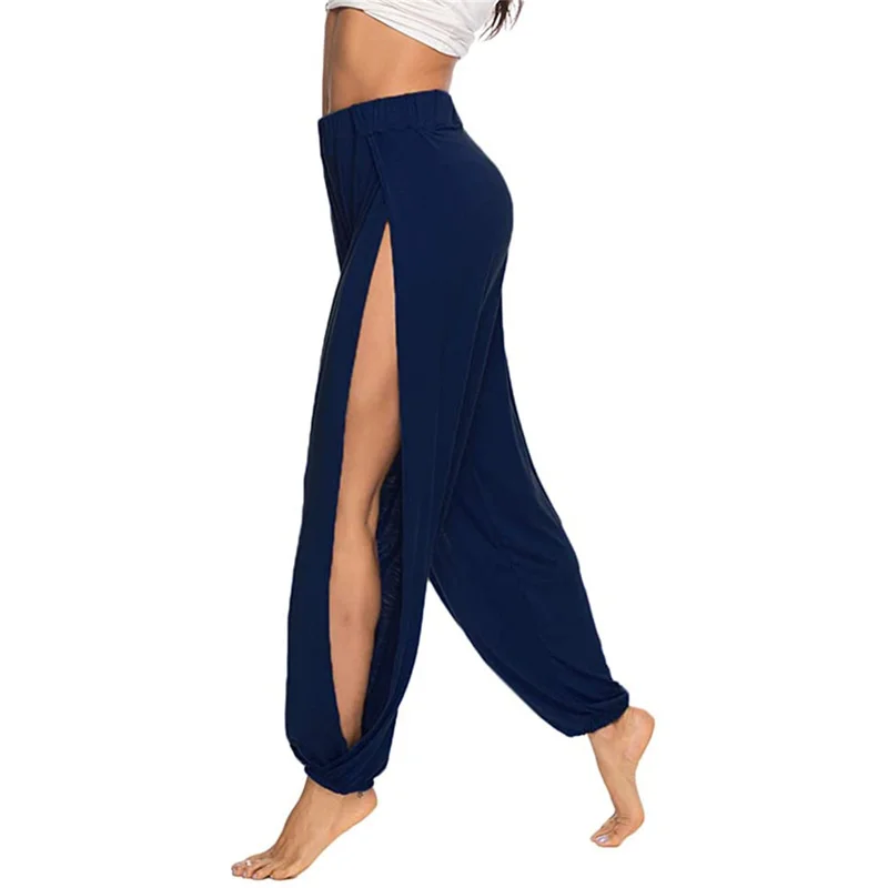 Summer Women's Sports High Split Hippy Harun Yoga Cargo Pants