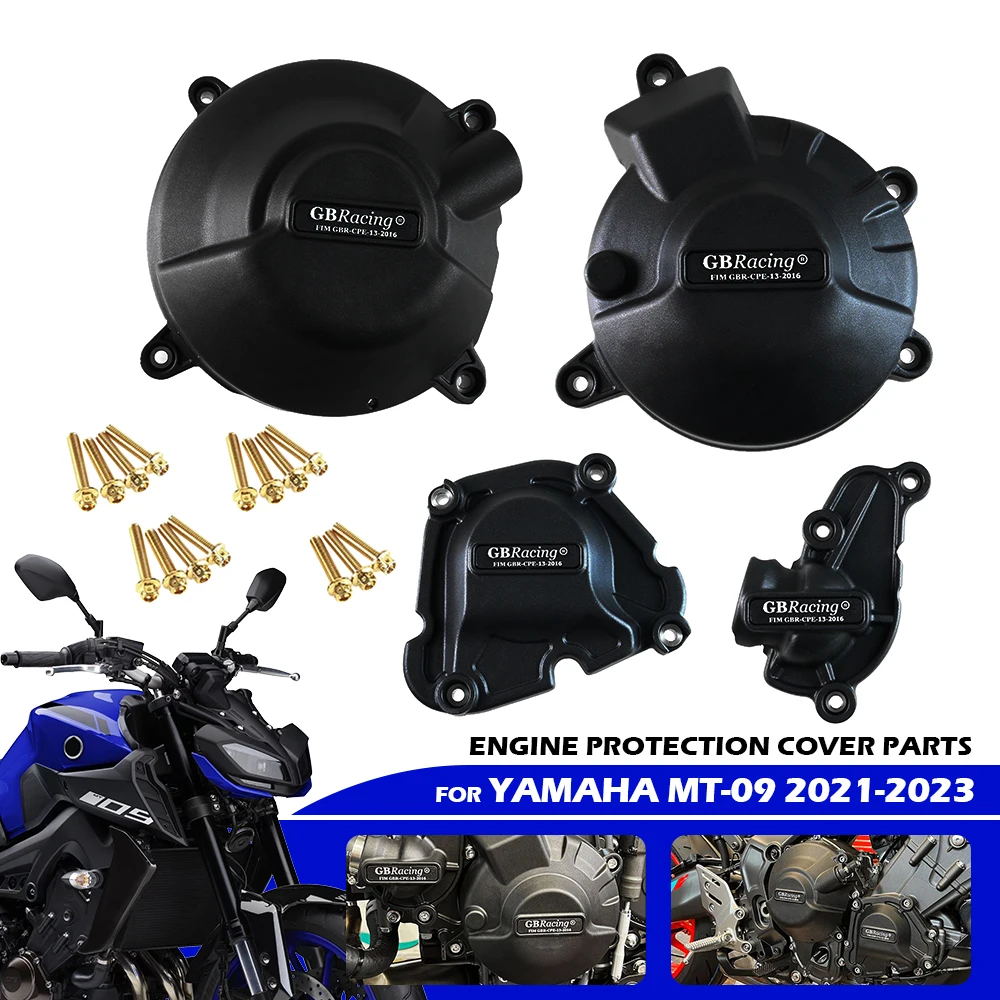 

For YAMAHA MT09 SP MT-09 FZ-09 TRACER & SCRAMBLER 2021-2022 XSR900 22-23 Motorcycles Engine cover Protection case GB Racing