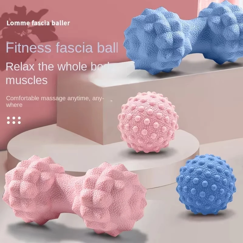 TPR Fascia Ball Muscle Relaxation Yoga Massage Fitness Shoulder Neck Stand Foot Massage Hard Neck Membrane Meridian massage ball