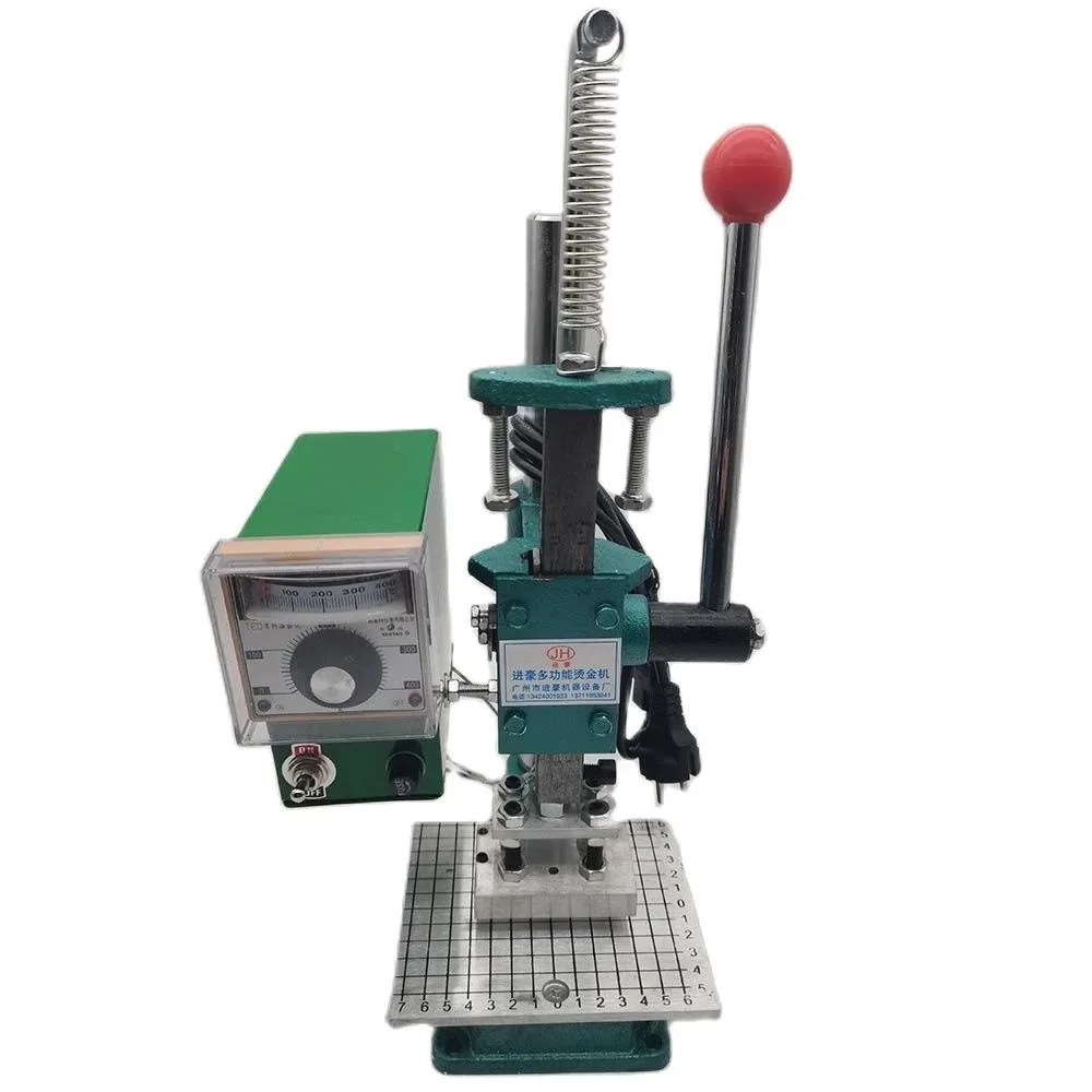 수동 핫 스탬핑 기계, 가죽 로고 인쇄 기계, 핫 프레스, 핫 스탬핑, 주름잡는 브랜딩 기계, 220V, 110V