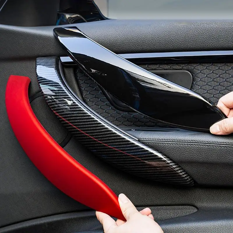 

2 шт., самоклеящиеся защитные накладки на дверную ручку автомобиля