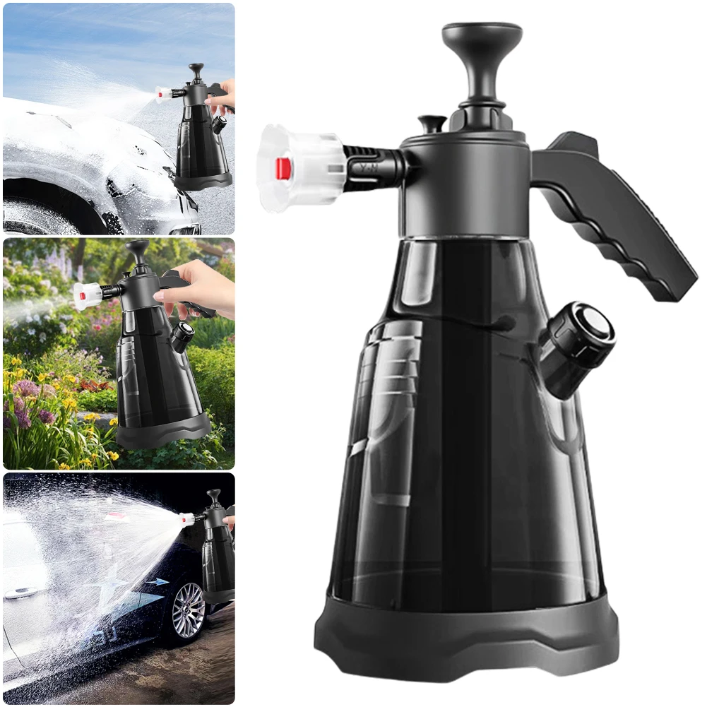 2.3L/0.4L Air Pressure Snow Foam Sprayer Hand Pump Foam Sprayer Handheld Car Washing Spray Bottle Car Detailing Cleaning Tools 2