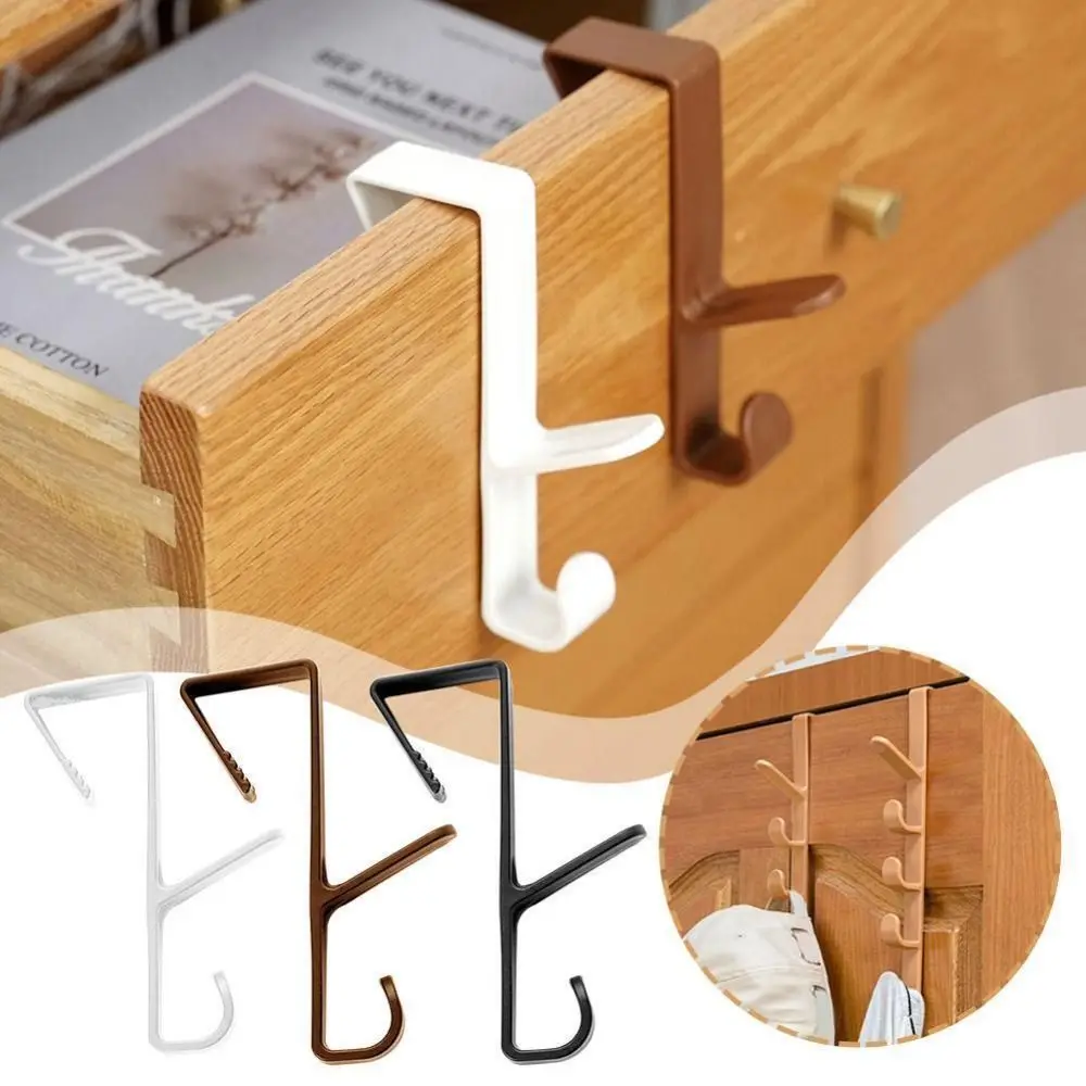 Functional Cabinet Door Hook Space Saving Doors Storage Racks Cupboard Bags Storage Holder Organizer