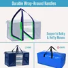 10 Pack Moving Bags, Moving Supplies, Moving Boxes, College Packing Storage Boxes with Lids Alternative, Dorm Space Saving 5