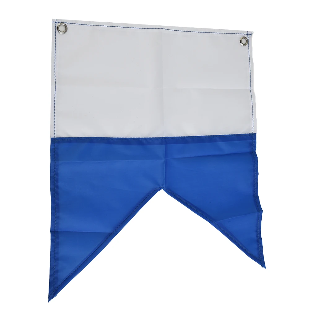 Scuba Diving Accessories Scuba Dive Boat Flag Scuba Diving Sign Durable Marker Lightweight Blue White Dive Boat Flag Diving Sign