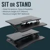 Standing Desk Converter Height Adjustable, MDF Wood, Sit Riser 3