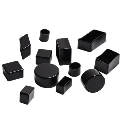Square Silicone Chair Leg Caps Non-slips Table Foot Dust Cover Socks Floor Protector Pads Pipe Plugs Furniture Leveling Feet - Image 3