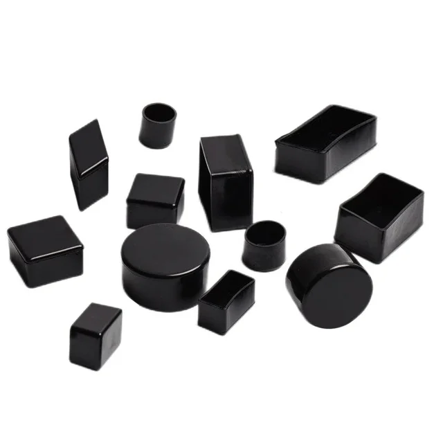 Couvre-pieds de chaise carrés en Silicone, antidérapants, couvre-pieds de Table, chaussettes, tampons de protection de sol, bouchons de tuyaux, pieds de nivellement de meubles 3