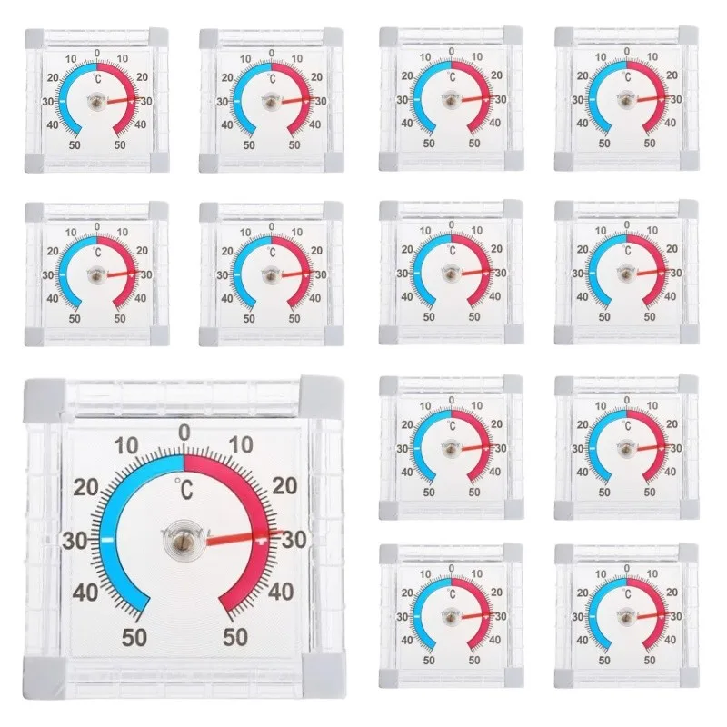 Digital Thermometer Temperature Thermometer Window Indoor Outdoor Wall Garden Home Graduated Disc Measurement