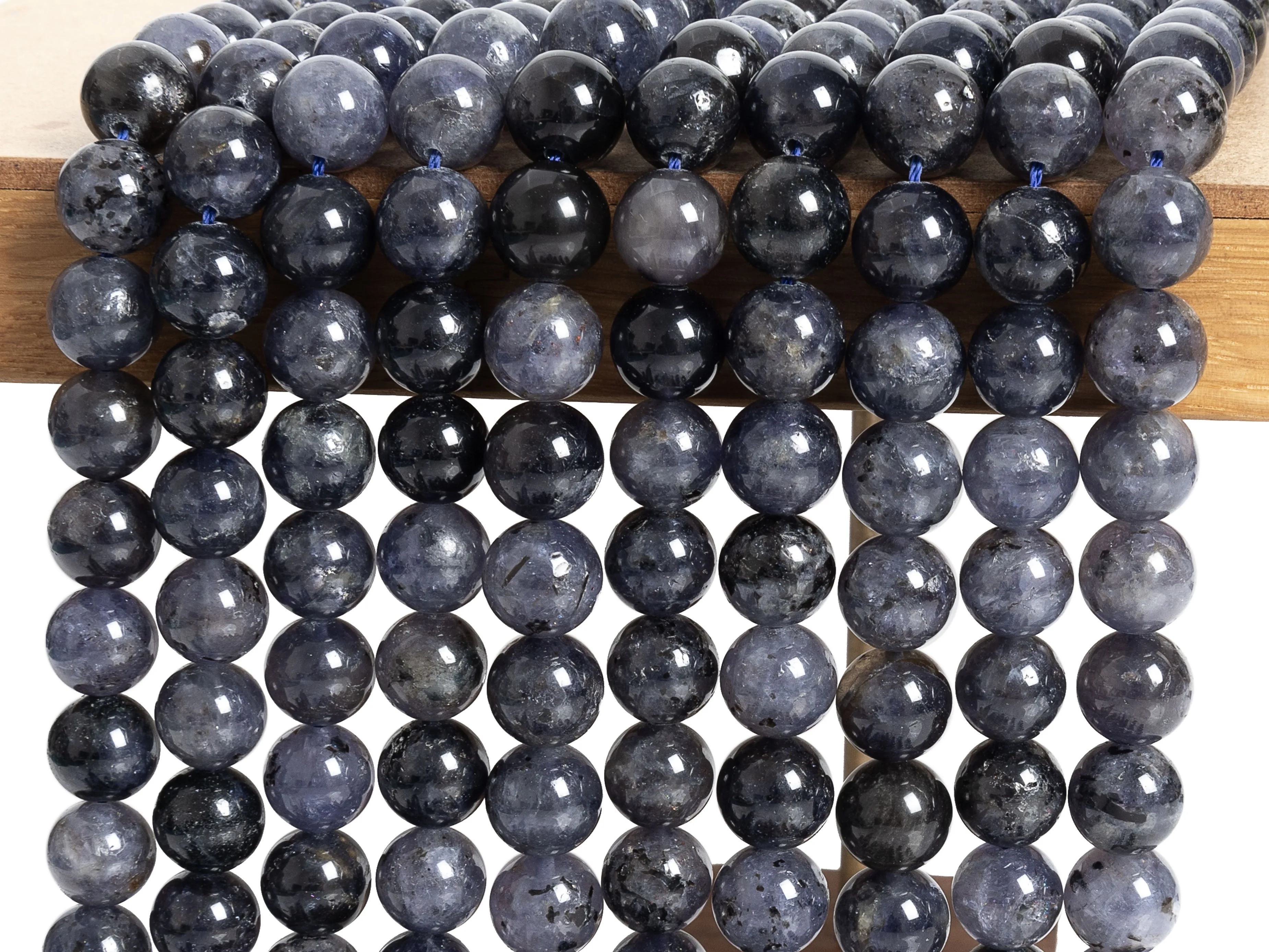 100 Perline Agata Viola 6mm – Pietre Naturali Per Gioielli Fai Da Te, Foro 1mm, AAA - 2