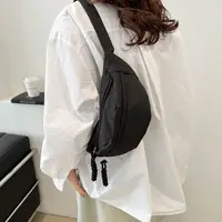 Half Moon Women's Chest Bag New Oxford Cloth Large Capacity Waist Bags Waterproof Multifunctional Running Belt Bags Sport 2