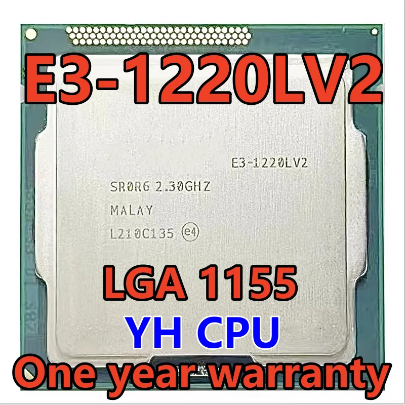 

E3-1220LV2 E3 1220L V2 SR0R6 2.3 GHz Two-Core CPU Processor 3M 17W LGA 1155 E3-1220L V2 E3 1220LV2