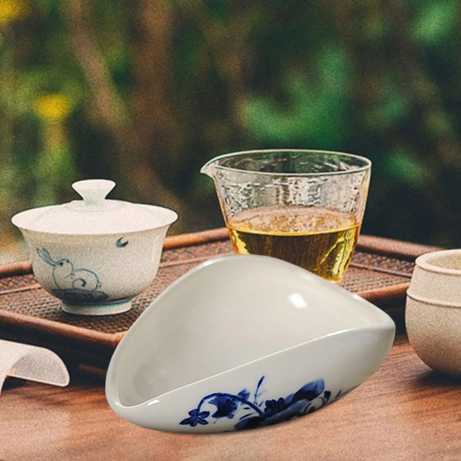 Ceramic Dosing Vessel Nuts Salt Porcelain Spice Portable Single Coffee Tray for Buffet Office Household Hotel Barista Tools