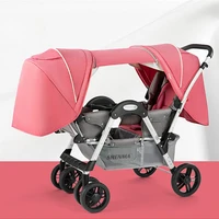 Detachable High-View Twin Baby Stroller