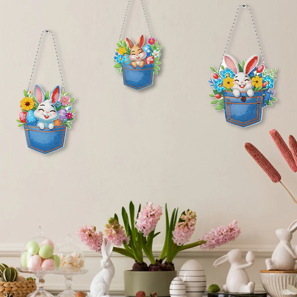 Star Moon Sun Diamond Painting Hanging Pendant 5D DIY Diamond Painting Dots Pendant DIY Diamond Art Pendant Kit for Wall Window