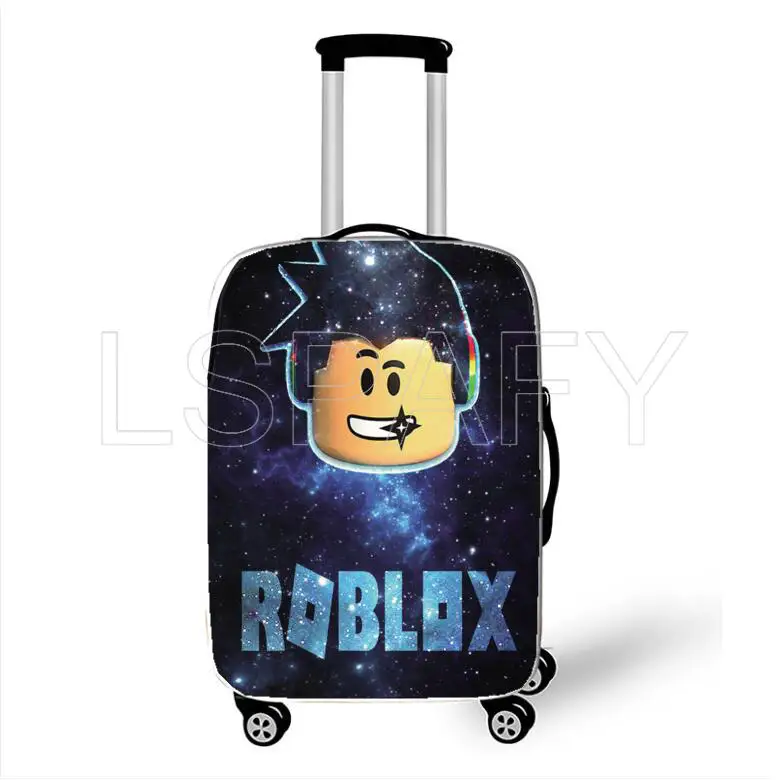 ROBLOX 패턴 수하물 보호 커버, 여행 가방, 트롤리 케이스, 먼지 커버, 탄성 수하물 보호, 18-28 인치