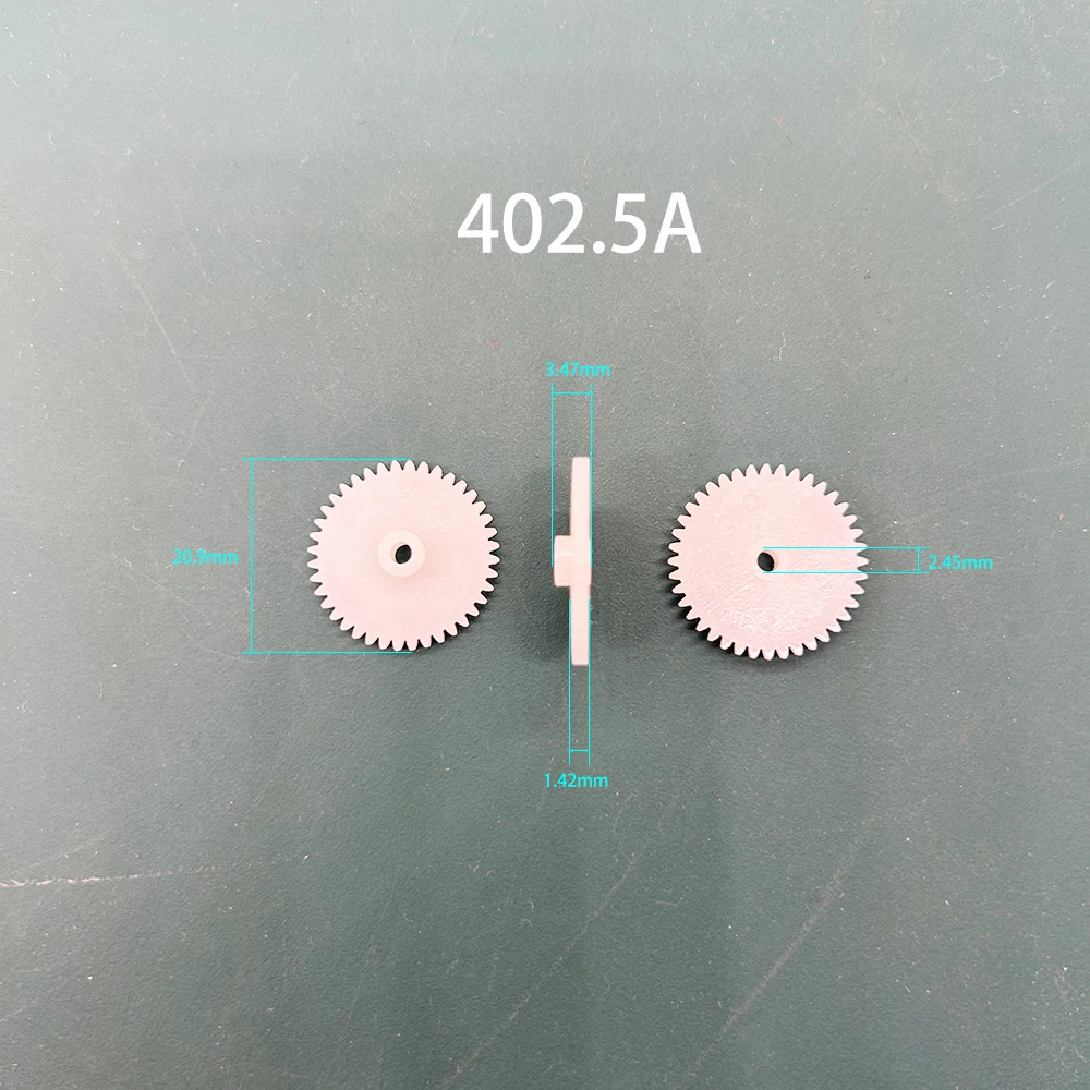 402.5A 403A Thick 422.5A 423A 442A 0.5M Gear Modulus 0.5 40 Teeth 42 Teeth 44 Plastic Gear Wheel Toy Accessories