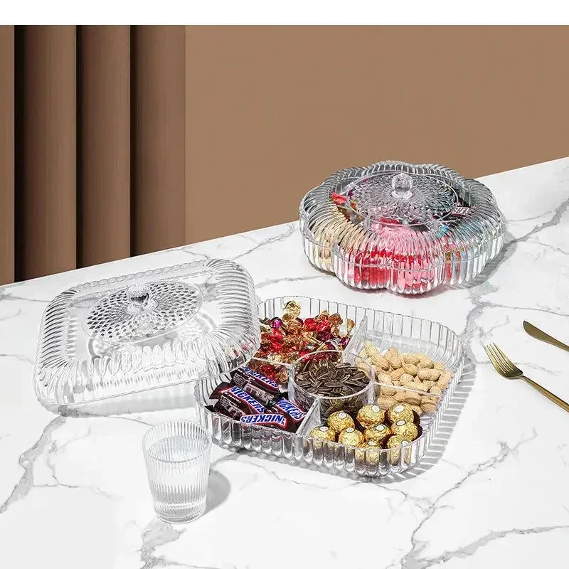 

Fruit Bowl Plate Storage Acrylic Bins Dried Box Boxes Organizer Food Snack