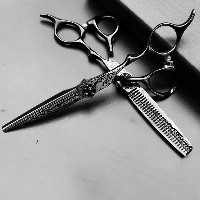 

Chuanben Professional Barber Scissors,6inch Hairdressing Scissors,Flat Cut Haircut Scissors Set Hair Tools