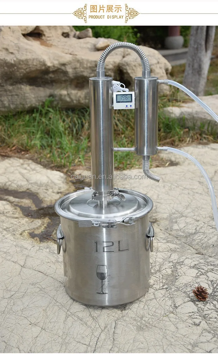 Description Picture 4 of item20 L Home Used Alcohol Distiller Equipment Moonshine Distilling Machine For Alcohol Making At Home