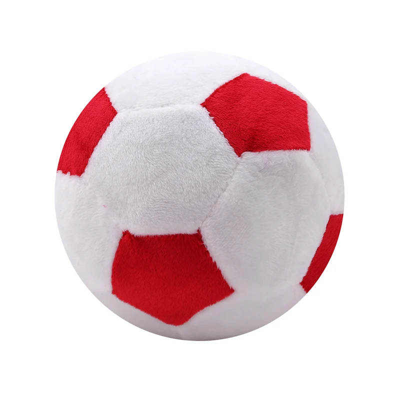New 1Pcs Football Shaped Plush Pillow New Soccer Ball Pillow Fluffy Stuffed Plush Throw Soft Durable Sports Toy 4 Colors