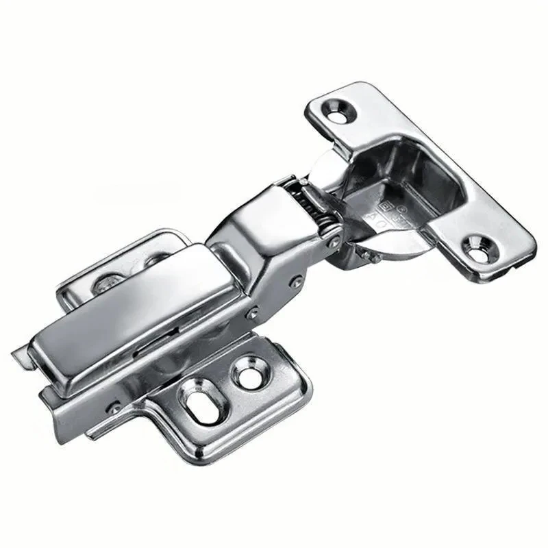 Stainless Steel Hydraulic Cabinet Door Hinge Cupboard Furniture Hinges Damper Buffer Soft Quiet Closing 2 Pcs stainless steel hinges door hinges