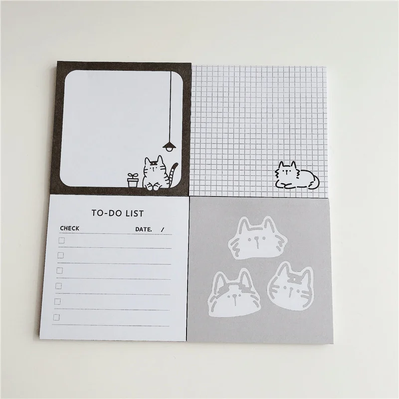 50 Sheets Cute Cat Memo Pad 3