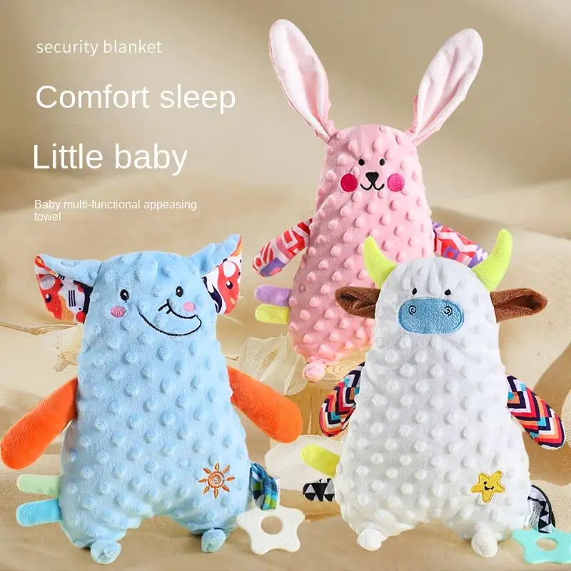 

Baby Toys Teether 0 12 Months Infant Cartoon Animal Plush Sleep Comfort Doll Toddler Toy Soother Appease Towel Placate Dolls