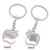 50pcs Wholesale Customized Products Apple Accessories Car Keychain Custom Logo Key Chain for Car Wedding Gift for Guest