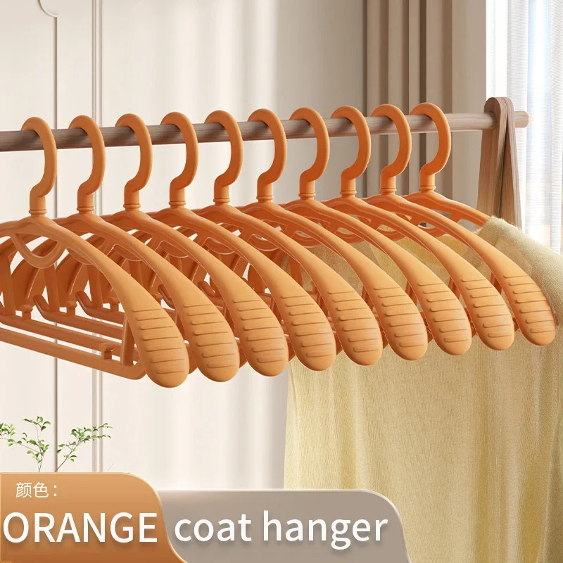 

10PCS Non-Slip Hanger Closet Organizer Hangers For Clothes Multifunction Trouser Skirt Clips Rack for Coat Wardrobe Storage